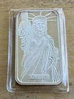 New ListingVtg.  Johnson Matthey - Liberty - Centerre - Silver Art Bar - 1 Oz. .999 - 1982