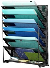 7tier Hanging File Organizer Vertical Wall File Organizer Wall File Holder Mesh