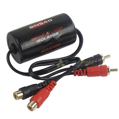 Ground Loop Isolator Noise Killing Filter Supressor RCA to RCA 40 Amp Car Home