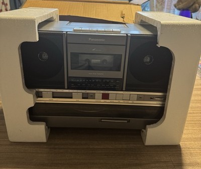 NEW Panasonic SG-J500 AM FM Radio Cassette Record Player Boombox