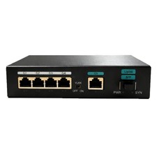 6Port Gigabit Unmanaged PoE Switch 4 PoE Ports 1 Uplink 1 SFP Slot