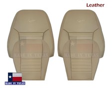 1999 - 1904 Fits Ford Mustang Gt Convertible Coupe V8 Tan Leather Seat Covers 1999 - 1904 Fits Ford Mustang Gt Convertible Coupe V8 Tan Leather Seat Covers