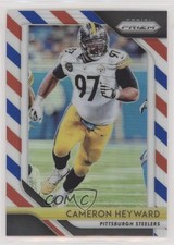 2018 Panini Prizm Red White & Blue Prizm Cameron Heyward #35 f1i