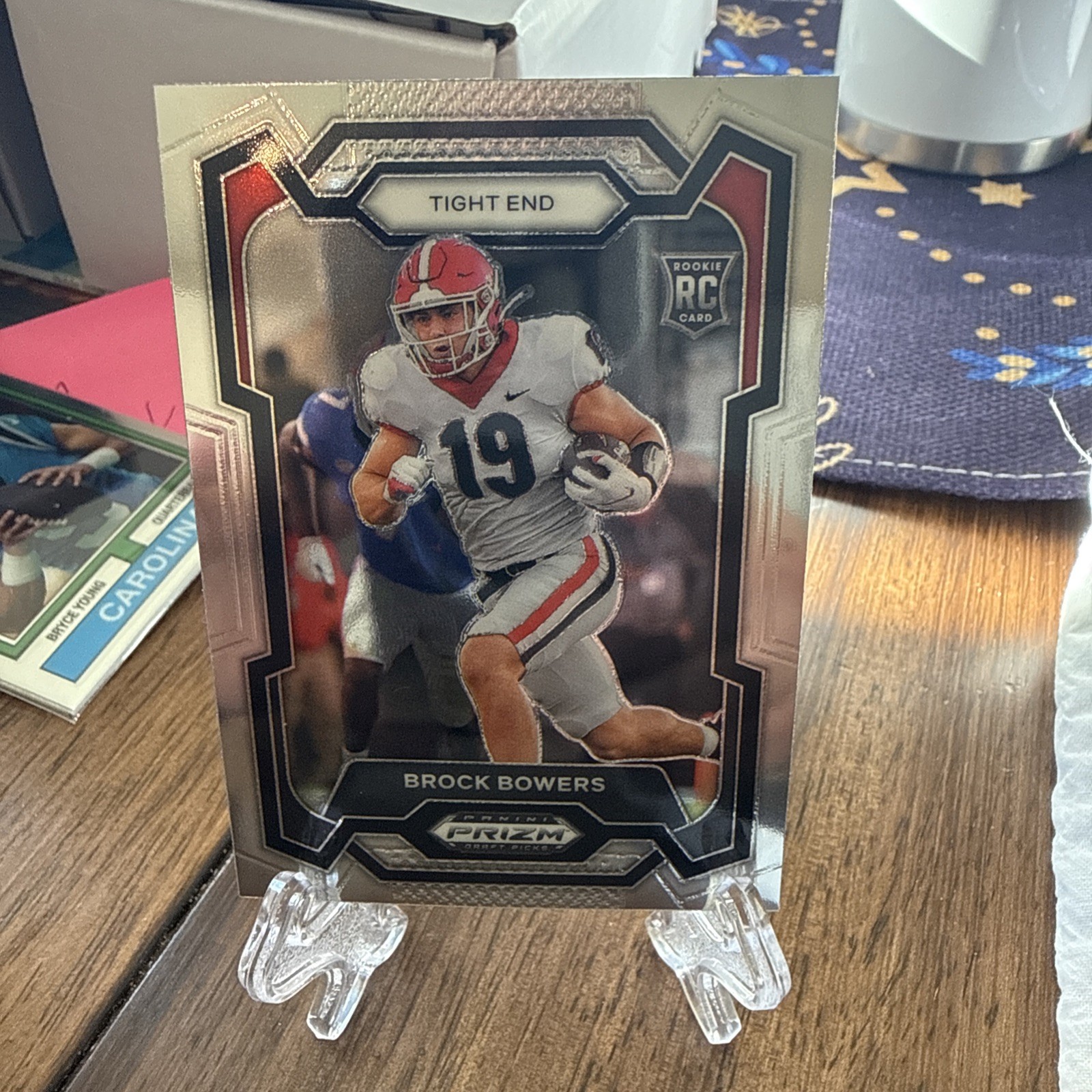 2024 Panini Prizm Draft Picks - Brock Bowers #107 Silver Prizm (RC)