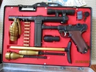 Vintage Marx ISA 07-11 International Secret Agent Weapons Set, Complete