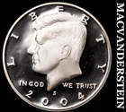 2004-S Silver Kennedy Half Dollar-Choice Gem Proof Lustrous No Reserve #i2718