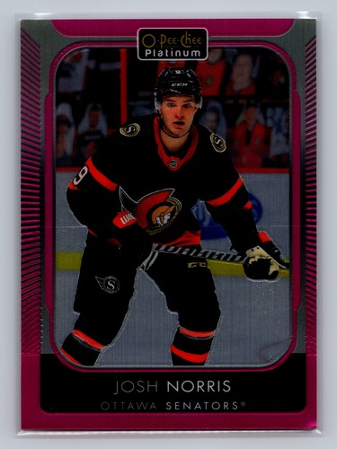 2021 O-Pee-Chee Platinum Josh Norris [Rainbow] #93 card