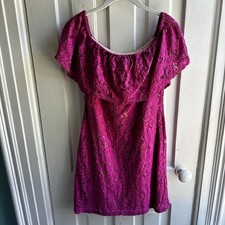 Eliza J Lace Off The Shoulder Dress