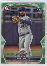 2023 Bowman Prospects Green Pattern 46/99 Jose Peroza #BP-149 0o2b