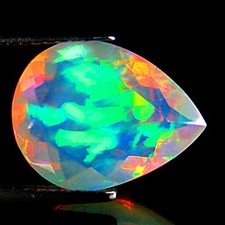 2.69Ct GORGEOUS ! RAINBOW MULTI FLASHY 3D HONEY COMB PATTERN FACET WELO OPAL