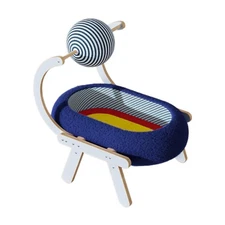 Cat Scratcher Pet Supplies Oval Cats Scratch Pad for Indoor Exercise Chasing