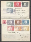 EL SALVADOR  1935 SCOTT 538-42 C36-40 AIRMAIL FIRST DAY COVER TO GERMANY + LABEL