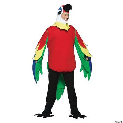 Rasta Imposta Lightweight Parrot Costume, Multi-Colored, One Size - One Size