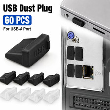 USB-A Port Dust Plug Silicone Cover Cap Dustproof Protector PC Laptop Notebook
