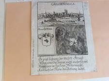 Langensalza Kupferstich aus Zittauisches Tagebuch ca 1780 K/13