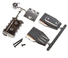 RPM Chrome Mock Intake / Blower Set for 1/8 1/10 Bodies