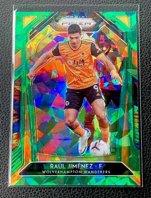 2020 PANINI PRIZM PREMIER LEAGUE - RAUL JIMENEZ #149 SOCCER GREEN ICE /49