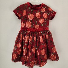 Disney Princess Snow White Dress Red Apples Special Occasion Formal Girls 4