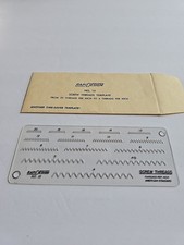 Rapidesign No. 15 Ellipse Screw Threads Drafting Template. Vintage. Ex Condition