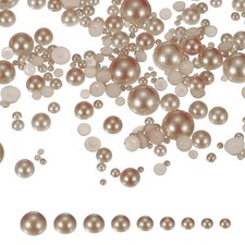 1000Pcs 2-10mm Mix Pearls, Light Brown