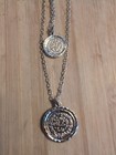 Vintage Layered Gold Tone Faux Coin Necklace — photo 1