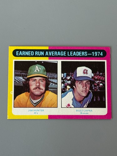 1975 Topps #311 ERA Leaders - Excellent