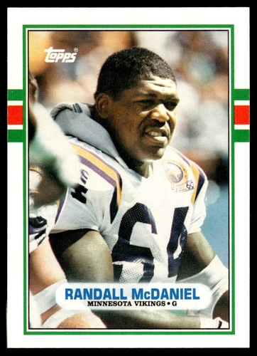 1989 Topps Traded Randall McDaniel Rookie Minnesota Vikings #54T
