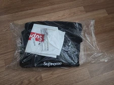 Supreme Box Logo Crewneck FW18 XL Black Authentic SUPREME BOGO RARE NEW