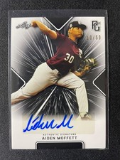2021 Leaf Perfect Game Aiden Moffett Black Autograph #10/50 Cubs!!!