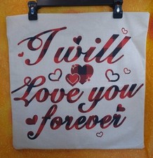 Set of 4 Valentines Day 18x18 Pillow Covers All I Want Is You, Happy Love Day