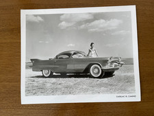 1954 CADILLAC EL CAMINO CONCEPT PHOTO with GM PRINT NUMBER STAMPED on BACK