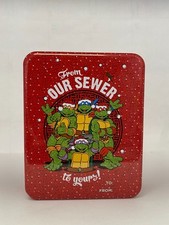 Teenage Mutant Ninja Turtles Brick Wall Graffiti Bi-Fold Wallet in Tin Case NEW
