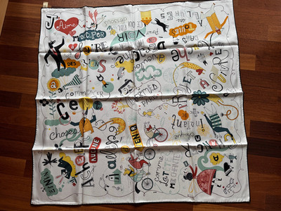 Orig. HERMES CARRE 90 Hermès ''Les Confessions'' CW13 Scarf 90cm NEU mit Box