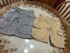 2 Pair Boys Old Navy Cargo Shorts-8