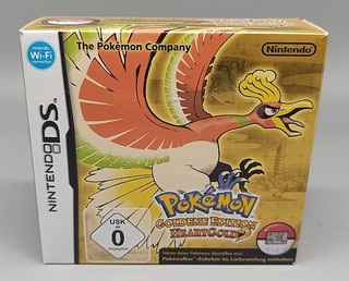 Pokemon HeartGold Golden Edition Pokewalker NO GAME Big Box Nintendo Ds