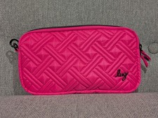 Lug Coupe xl crossbody neon pink magenta  quilted bag