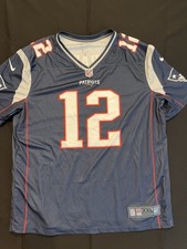 Nike New England Patriots Tom Brady #12 NFL On Field Dri-Fit Jersey XXL Size