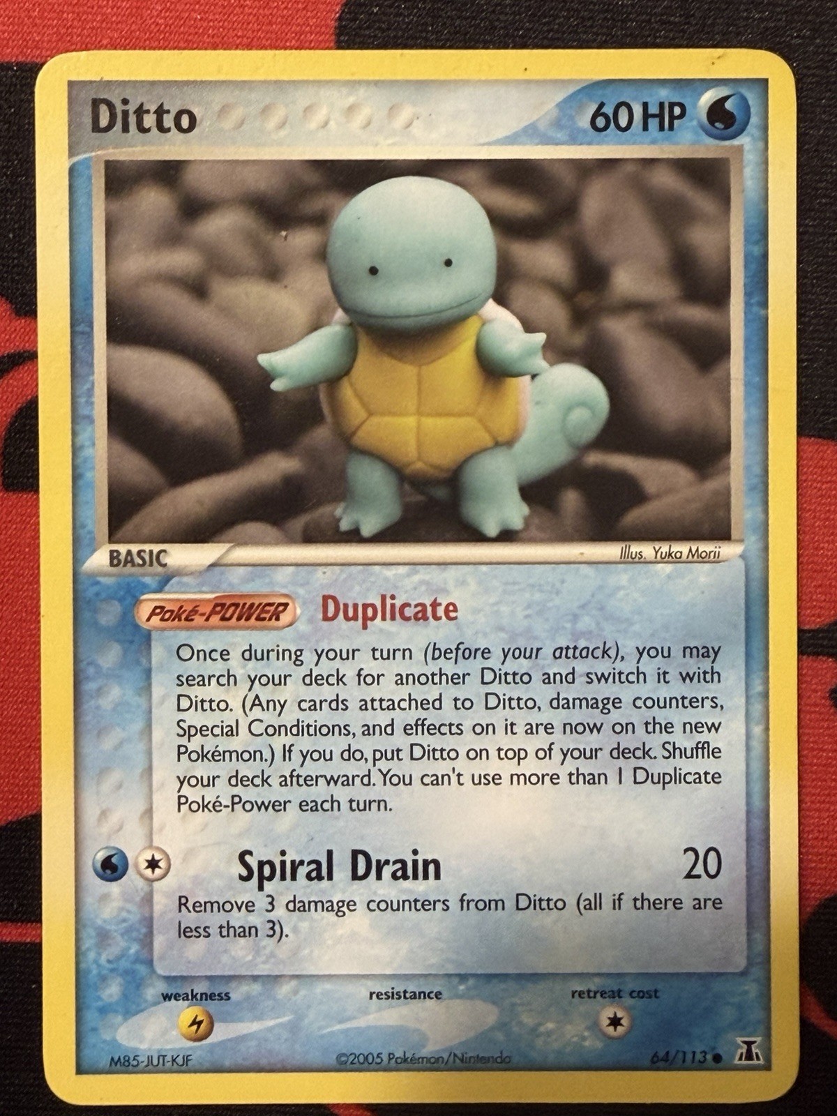 Ditto (Squirtle) 64/113 Delta Species Vintage Pokemon TCG - NM!