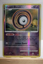 Pokemon Secret Wonders Unown [O] 70/132 Reverse Holo on eBay