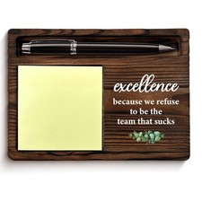 Sticky Note Holder Team Appreciation Gift for Colleagues Excellence