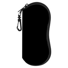 Sunglasses Soft Case Ultra Light Portable Neoprene Zipper Glasses Belt Clip