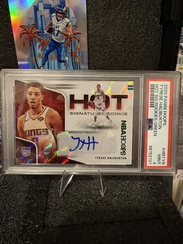 Tyrese Haliburton #HR-TYR — 2020 Panini Hoops Hot Signatures basketball card