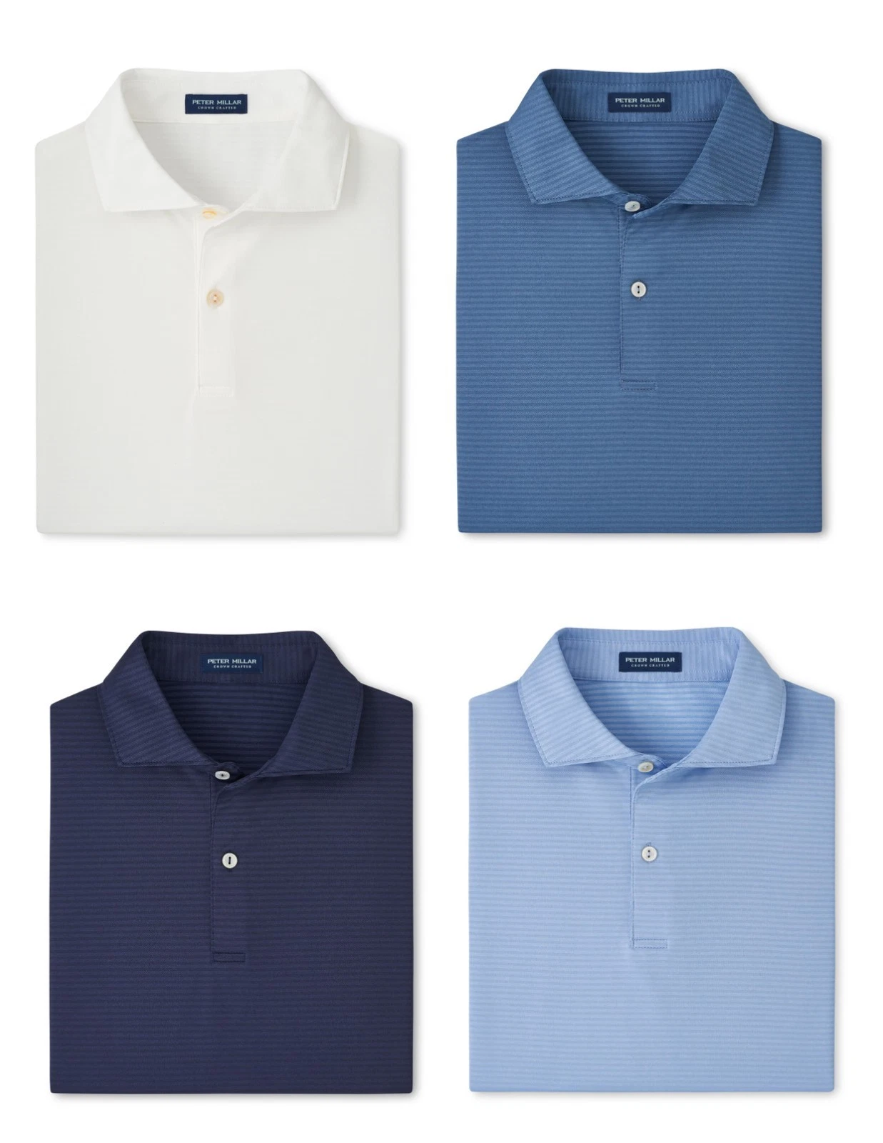 NEW MENS PETER MILLAR S/S EMPIRE PERFORMANCE JERSEY Polo GOLF SHIRT, MEDIUM