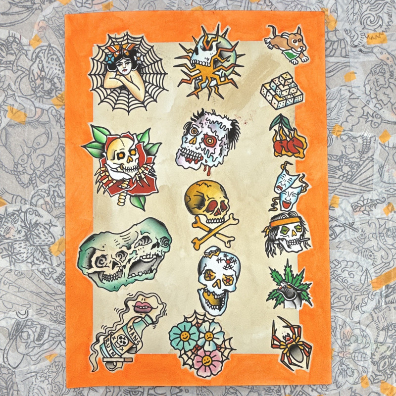 20x14 Mike Londono Original Flash sheet