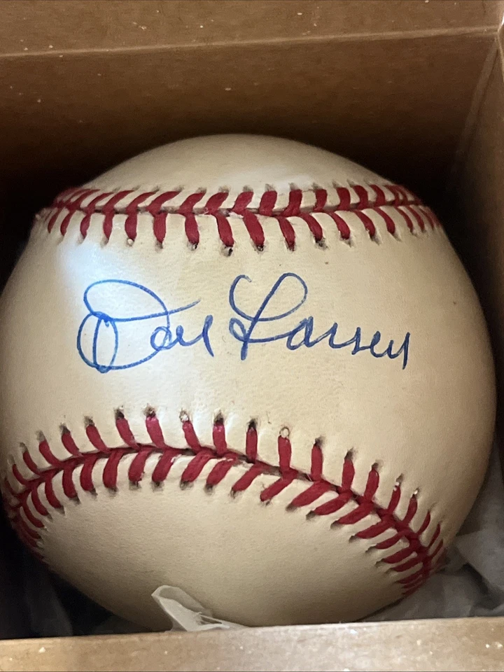 béisbol autografiado por don larsen Foto 4 de 4