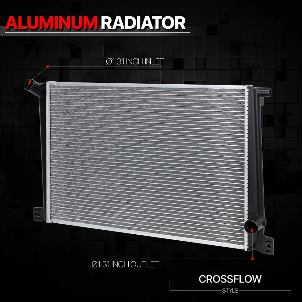 Radiador de núcleo de aluminio repuesto OE para 07-16 Mini Cooper/Countryman dpi-13167 Foto 2 de 4