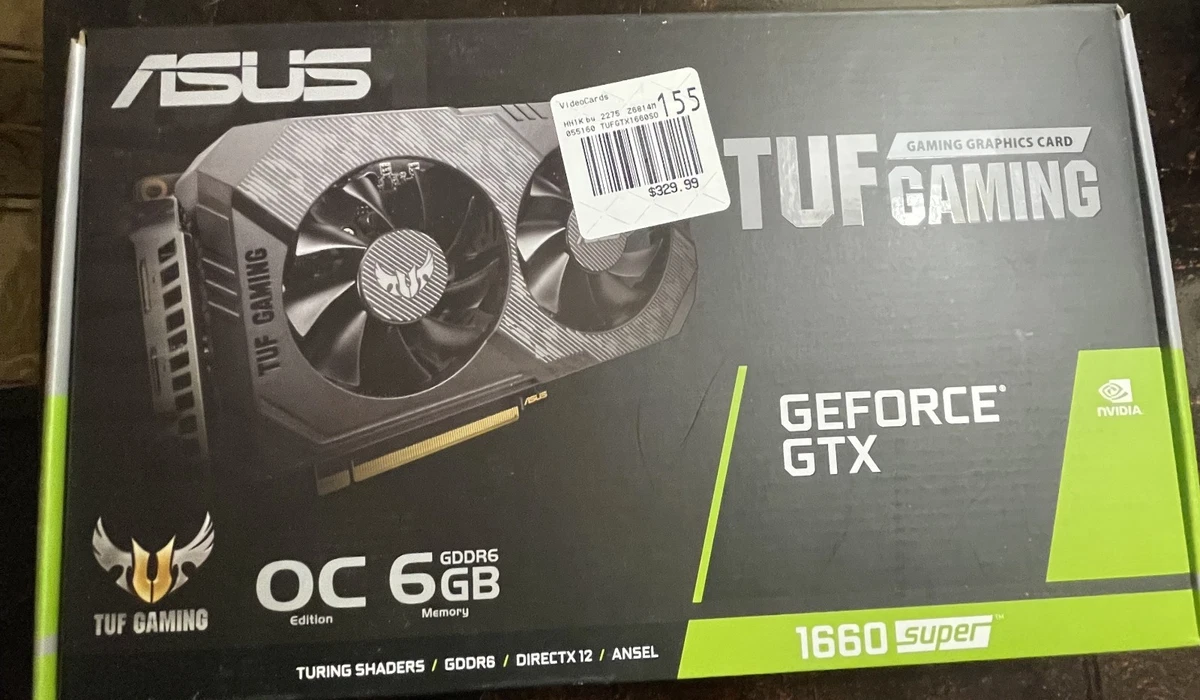 ASUS NVIDIA GeForce GTX 1660 NVIDIA Computer Graphics Cards for