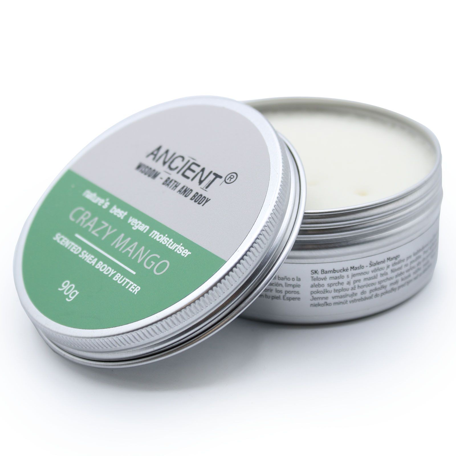 Ancient Wisdom Scented Shea Body Butter 90G - Crazy Mango - Image 2