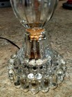 VINTAGE  1930's BOUDOIR VANITY LAMP WITH  CRYSTALS NO GLOBE WORKS! — photo 7
