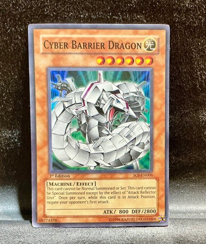 Cyber Barrier Dragon SOI-EN006 Shadow of Infinity 1st Edition Super Rare